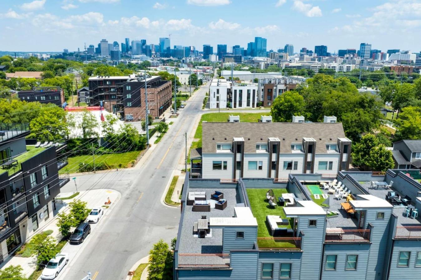 Luxury Double Townhomes With Two Huge Sky Rooftops Nashville Exterior foto